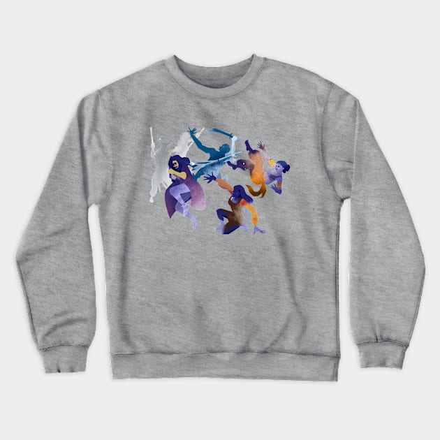 Six monks deflecting Crewneck Sweatshirt by Inchpenny